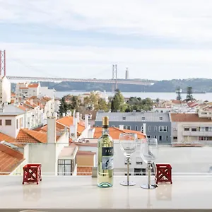 Tejo River View Nearby Belem , Lisboa Portugal